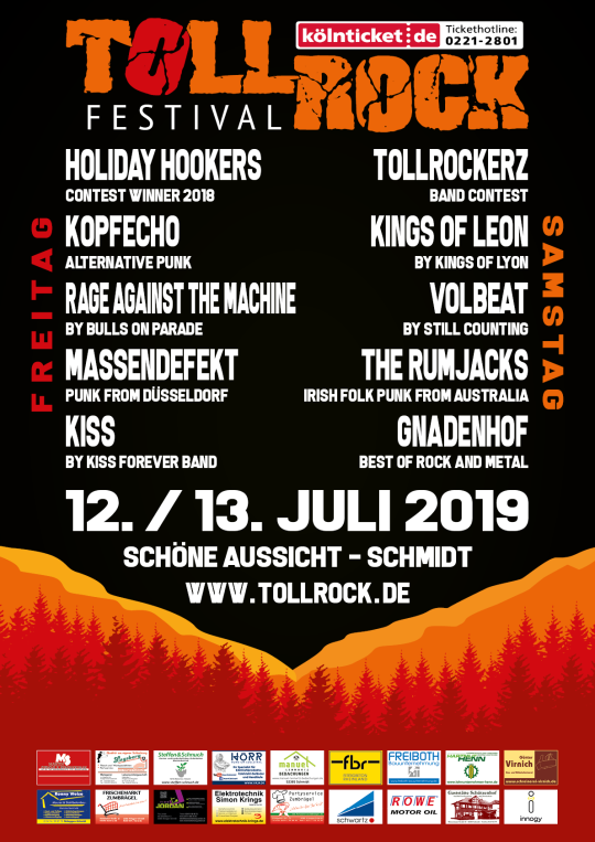 Tollrock Festival Programm 2019